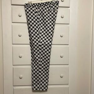 Michael Kors Geo Pattern Slim slacks Sz 12